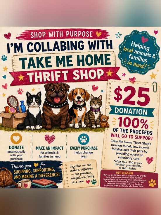 Other - 🐾 $25 Donation Listing — Shop With Purpose 🐾